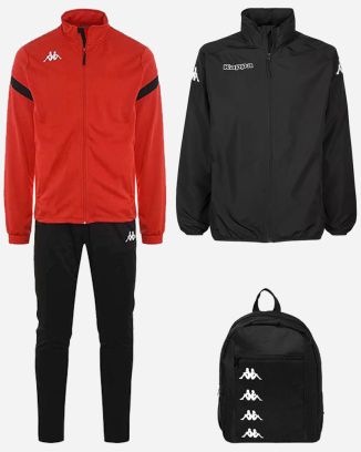 Produkt-Set Kappa Dalcito für Kinderen. Trainingsanzug + Tasche + Windjacke (3 artikel)