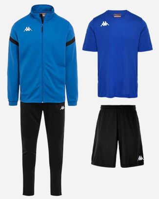 Set producten Kappa Dalcito voor Kinderen. Trainingspak + Jersey + Korte broek (3 artikelen)