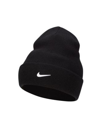 Bonnet Nike Peak Standard Cuff Swoosh Noir pour Enfant FB6492-410