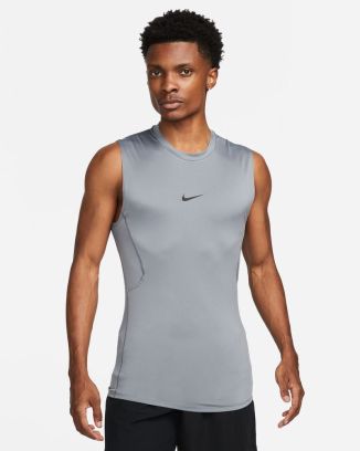 haut de fitness nike pro dri fit gris homme fb7914 084