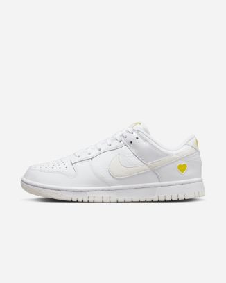 chaussures nike dunk low blanc pour femme fd0803 100