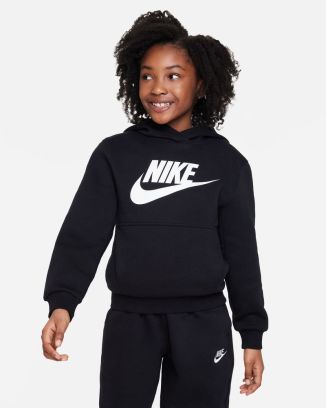 sweat capuche nike sportswear noir enfant fd2988 010