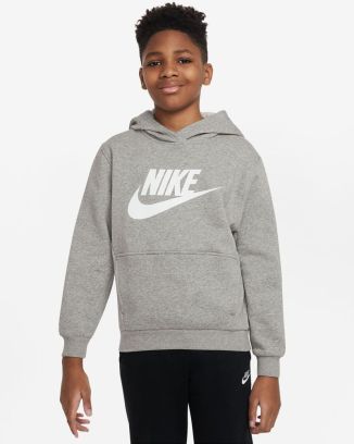 sweat capuche nike sportswear gris enfant fd2988 063