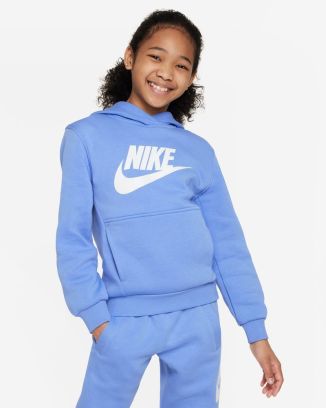 sweat capuche nike sportswear bleu enfant fd2988 450