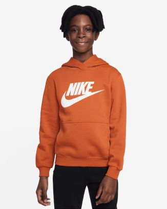 Sweat à capuche Nike Sportswear Club Fleece Orange pour Enfant fd2988-893