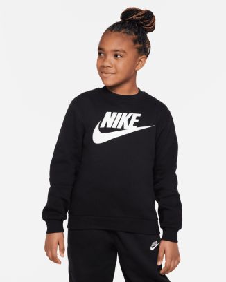 sweat nike sportswear club fleece noir enfant fd2992 010