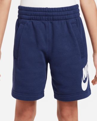 short nike sportswear club fleece bleu enfant fd2997 410