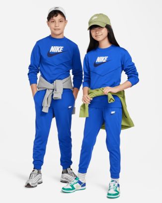 ensemble survetement nike sportswear bleu enfant fd3090 480