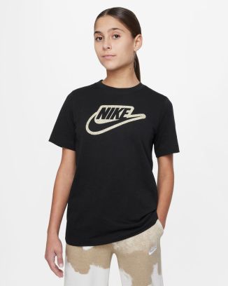 tshirt nike sportswear noir pour enfant fd3189 010