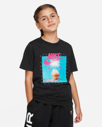 tshirt nike sportswear noir pour enfant fd3192 010