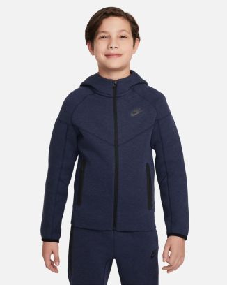 Sweat à capuche Zippé Nike Tech Fleece Bleu pour Enfant FD3285-473