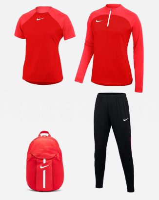 Ensemble Nike femme Pack 4 pièces Maillot Academy Pro Haut 1/4 zip Academy Pro Pantalon de survêtement Academy Pro Sac à dos Academy Team DH9242 DH9246 DH9273 D2647