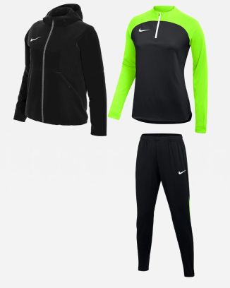 Ensemble Nike femme Pack 3 pièces Haut 1/4 zip Academy Pro Pantalon Academy Pro Veste doublée Team Fall DH9246 DH9273 DC8039