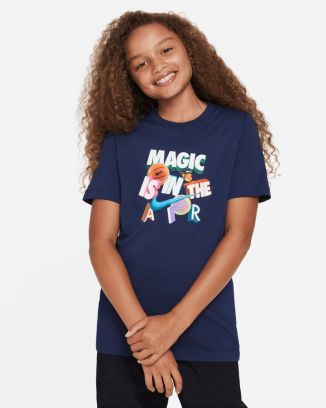 T-shirt Nike Sportswear Bleu Marine pour Enfant FJ6345-410