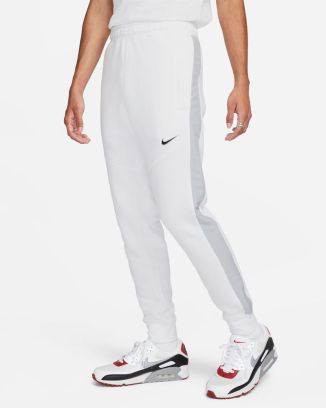 bas jogging nike sportswear sp fleece blanc homme fn0246 100