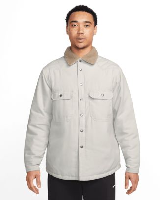 veste skateboard flanelle nike sb blanc unisexe fq0512 072