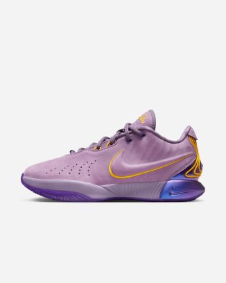 Chaussures de Basketball Lebron XXI Akoya Violet pour Homme FV2345-500