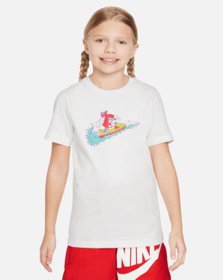 t shirt nike sportswear blanc pour enfant fv5345 100