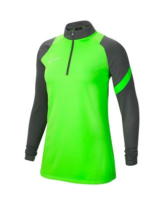 Partes de arriba con 1/4 Zip Nike Academy Pro 20 Antracita y Manzana Verde para mujeres