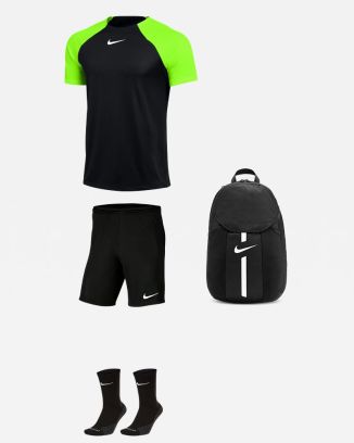 Ensemble Nike homm Pack 4 pièces Maillot Academy Pro  Short Park III  Paire de chaussettes Squad  Sac à dos Team Academy DH9225 BV6855 SK0030 D2647