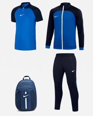 Conjunto de produtos Nike Academy Pro para Homens. Fato de treino + Polo + Saco (4 itens)