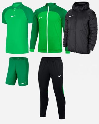 Conjunto de produtos Nike Academy Pro para Homens. Fato de treino + Polo + Calções + Parka (5 itens)