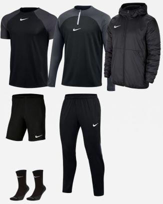 Ensemble Nike Academy Pro pour Homme. Survêtement + Maillot + Short + Chaussettes + Parka (6 pièces)