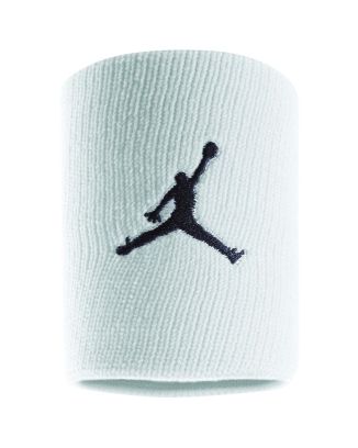 Lot de 2 serre-poignets Jordan Jumpman Blancs JKN01-101