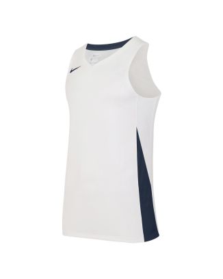 Camisola de basquetebol Nike Team Branco e Azul Marinho para criança