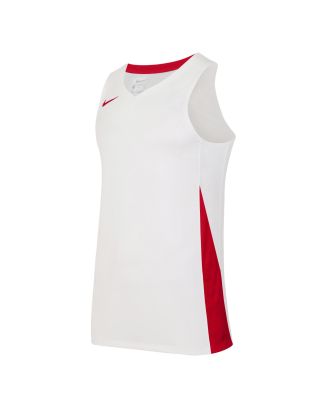Maglia da basket Nike Team Bianco e Rosso per bambino