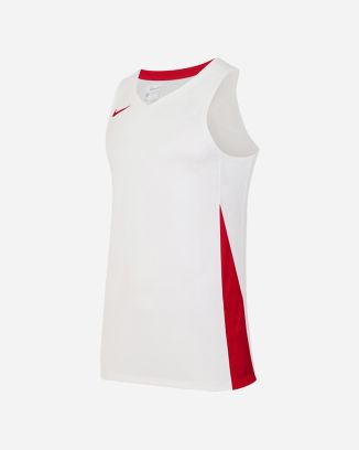 Maglia da basket Nike Team Bianco e Rosso per uomo