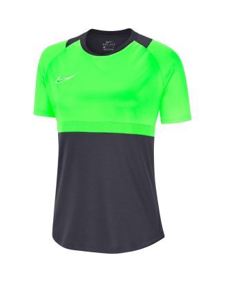 Camiseta Nike Academy Pro 20 Antracita y Manzana Verde para mujeres