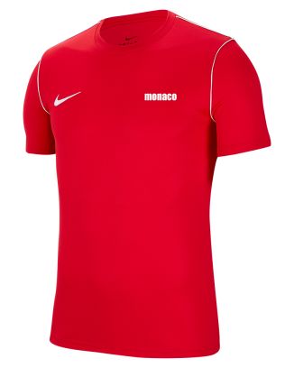 T-shirt Mônaco roupas esportivas Vermelho para adulto