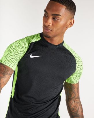Camiseta Nike Strike II Negro y Amarillo fluorescente  para hombre