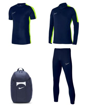 Conjunto Nike Academy 23 para Hombre. Chándal + Camiseta + Mochila (4 productos)