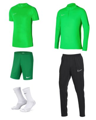 Ensemble Nike homme Pack 5 pièces Maillot Academy 23 Short Park III Chaussettes Strike Crew Haut 1/4 zip Academy 23 Pantalon de survêtement Academy 23 DR1336 BV6855 DH6620 DR1352 DR1666