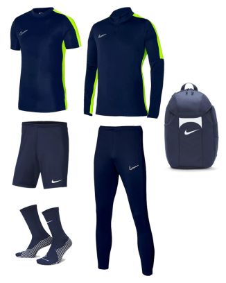 Product set Nike Academy 23 for Men. Track suit + Jersey + Shorts + Socks + Bag (6 items)