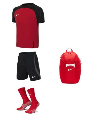 Ensemble Nike enfant Pack 4 pièces Maillot Strike 23 Short Strike 23 Chaussettes Strike Crew Sac à dos Academy Team Youth DR2287 DR2330 DH6620 DA2571