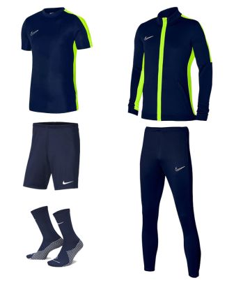 Ensemble Nike enfant Pack 5 pièces Maillot Academy 23 Short Park III Chaussettes Strike Crew Veste de survêtement Academy 23 Pantalon de survêtement Academy 23 DR1343 BV6865 DH6620 DR1695 DR1676