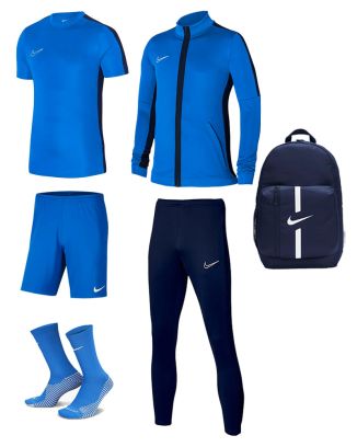 Ensemble Nike enfant Pack 6 pièces Maillot Academy 23 Short Park III Chaussettes Strike Crew Veste de survêtement Academy 23 Pantalon de survêtement Academy 23 Sac à dos Academy Team Youth DR1343 BV6865 DH6620 DR1695 DR1676 DA2571