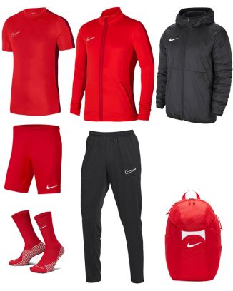 Ensemble Nike homme Pack 7 pièces Maillot Academy 23 Short Park III Chaussettes Strike Crew Veste de survêtement Academy 23 Pantalon de survêtement Academy 23 Veste doublée Team Fall Sac à dos Academy Team DR1336 BV6855 DH6620 DR1681 DR1666 CW6157 DV0761