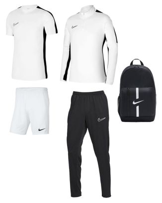 Ensemble Nike enfant Pack 5 pièces Maillot Academy 23 Short Park III Haut 1/4 zip Academy 23 Pantalon de survêtement Academy 23 Sac à dos Academy Team Youth DR1343 BV6865 DR1356 DR1676 DA2571