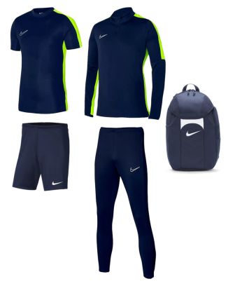 Ensemble Nike homme Pack 5 pièces Maillot Academy 23 Short Park III Haut 1/4 zip Academy 23 Pantalon de survêtement Academy 23 Sac à dos Academy Team DR1336 BV6855 DR1352 DR1666 DV0761