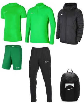 Product set Nike Academy 23 for Men. Track suit + Jersey + Shorts + Parka + Bag (6 items)