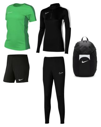 Ensemble Nike Academy 23 pour Femme. Survêtement + Maillot + Short + Sac (5 pièces)