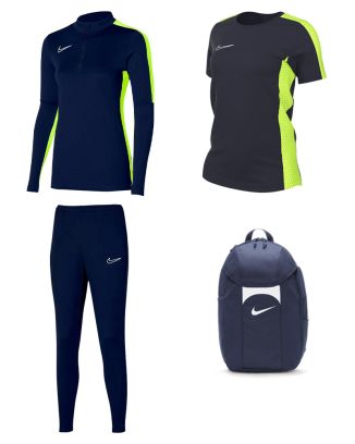 Ensemble Nike femme Pack 4 pièces Maillot Academy 23 Haut 1/4 zip Academy 23 Pantalon de survêtement Nike Academy 23 Sac à dos Academy Team DR1338 DR1354 DR1671 DV0761