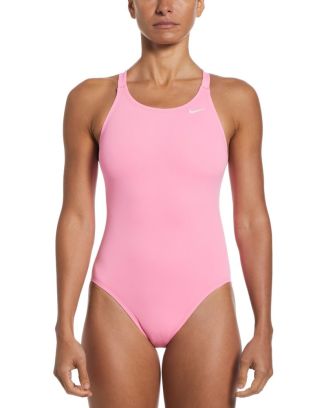 maillot de bain 1 piece nike swim rose pour femme nessa001 660