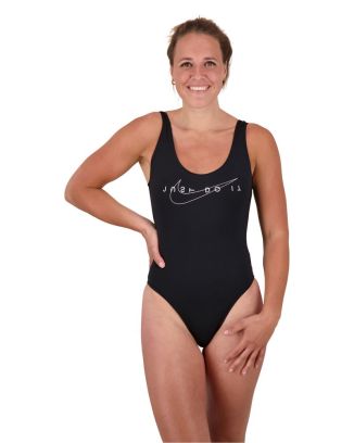 Costume da bagno 1 pezzo Nike Swim Nero per donna