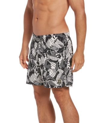 Short de bain Nike Collage Icon 5" pour Homme nessc462-001