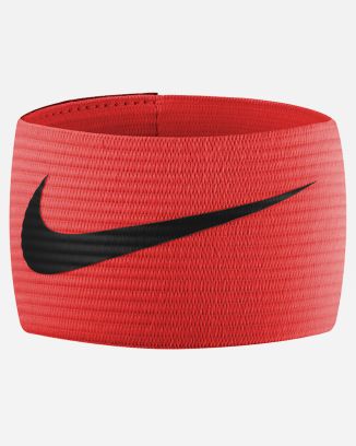 Brazalete Nike Futbol Rojo y Negro para unisex